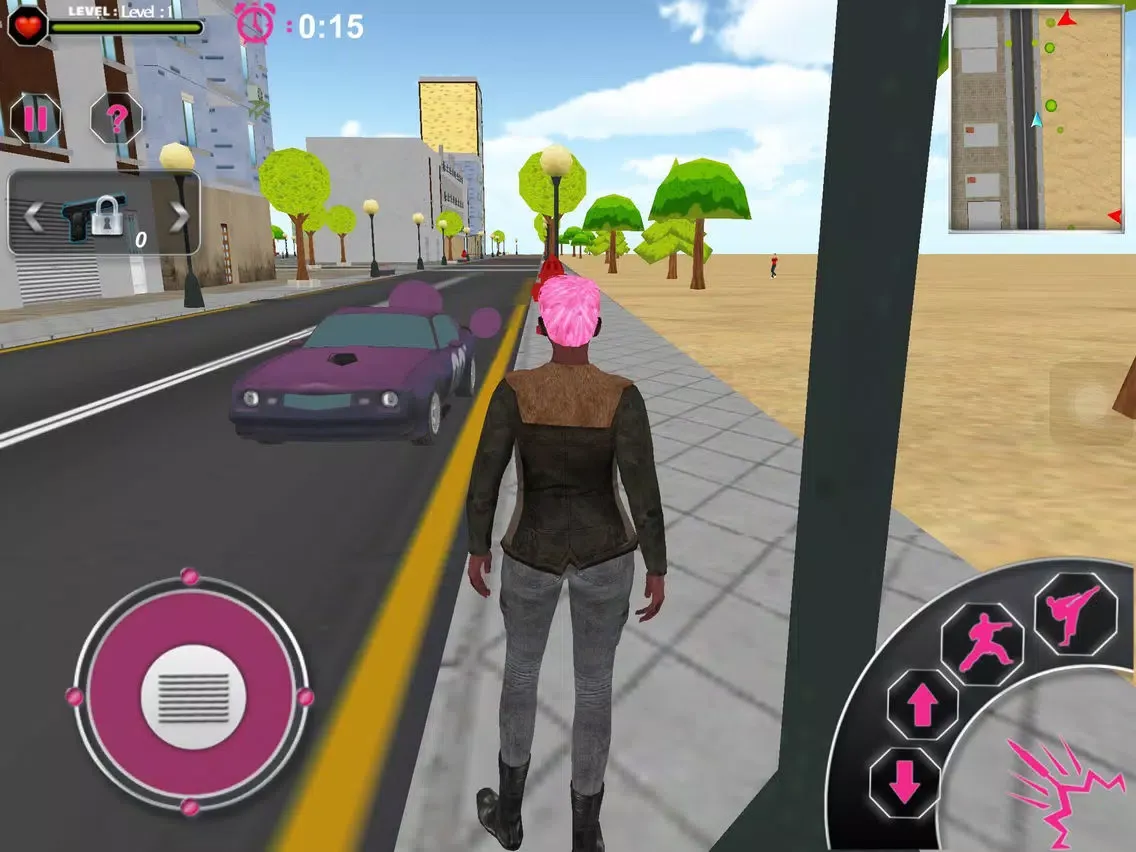 Скриншоты Grand Gangster Girl Auto City Crime iPad 