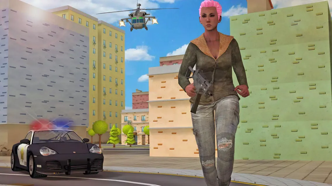 Скриншоты Grand Gangster Girl Auto City Crime