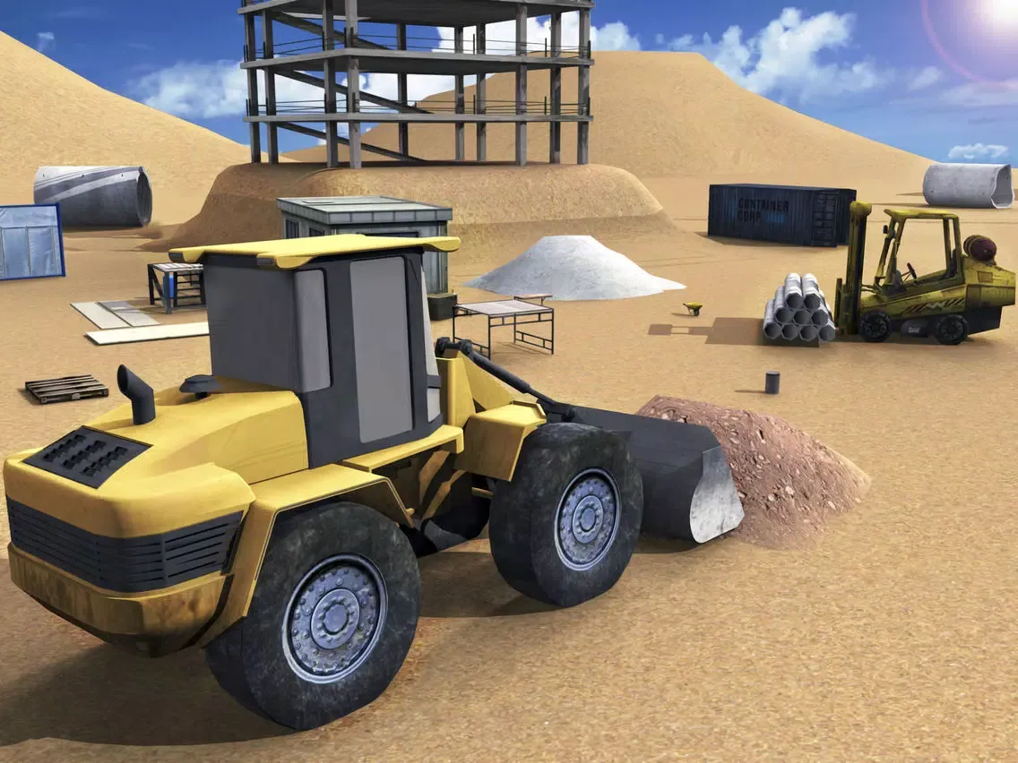 Capturas de tela do Hill Construction Contract : Truck Climb N Parking iPad 