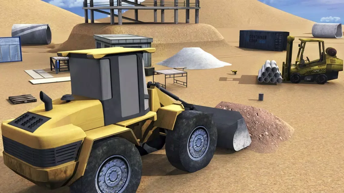 Capturas de tela do Hill Construction Contract : Truck Climb N Parking