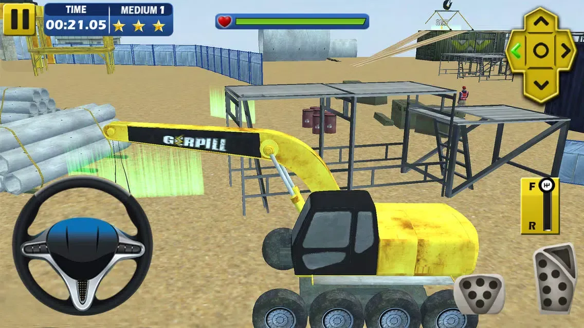 Capturas de tela do Hill Construction Contract : Truck Climb N Parking