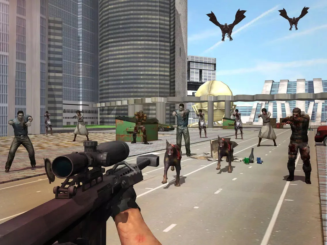 Infected Modern City the Zombie Frontier iPad  স্ক্রিনশট