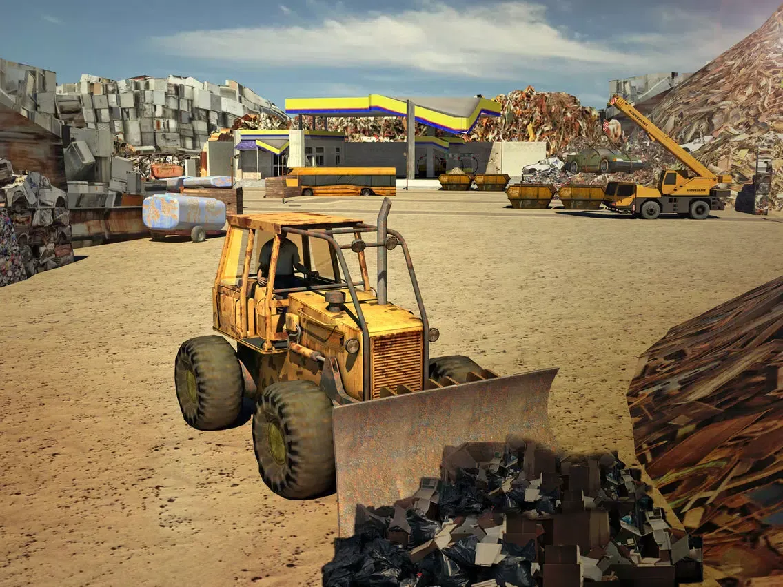 JunkYard Car Scrape N Driving Challenges iPad 应用截图