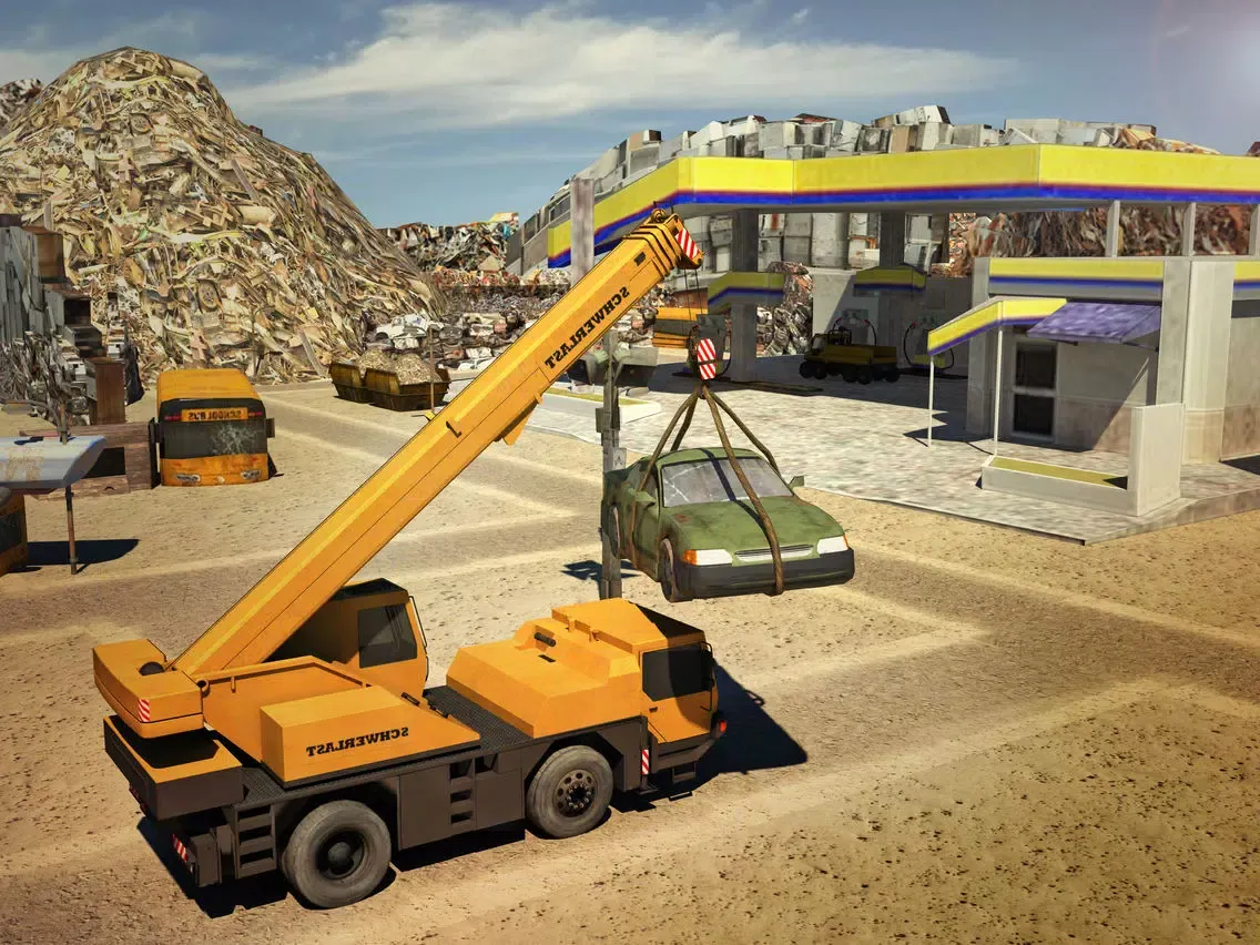 JunkYard Car Scrape N Driving Challenges iPad 应用截图