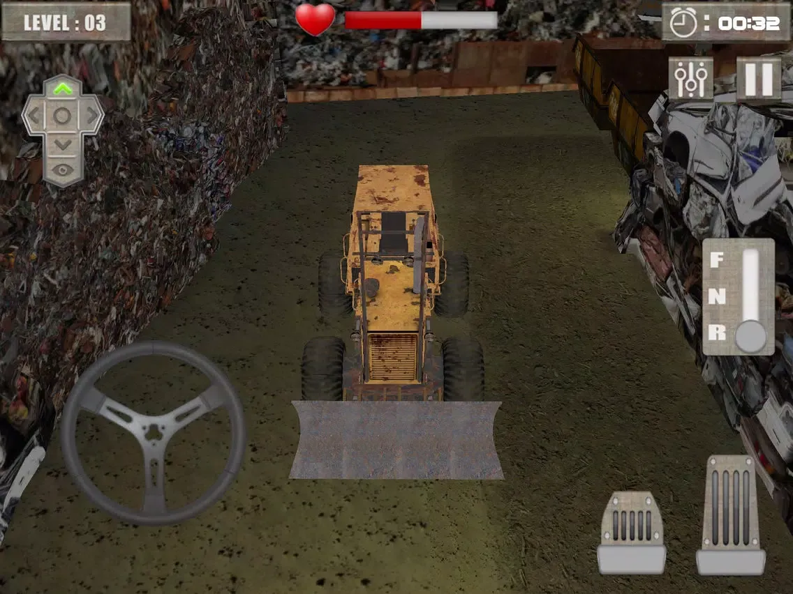 JunkYard Car Scrape N Driving Challenges iPad 应用截图