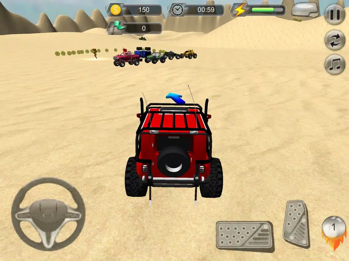 Mad Heavy Monster Racing Truck Demolition iPad  스크린샷