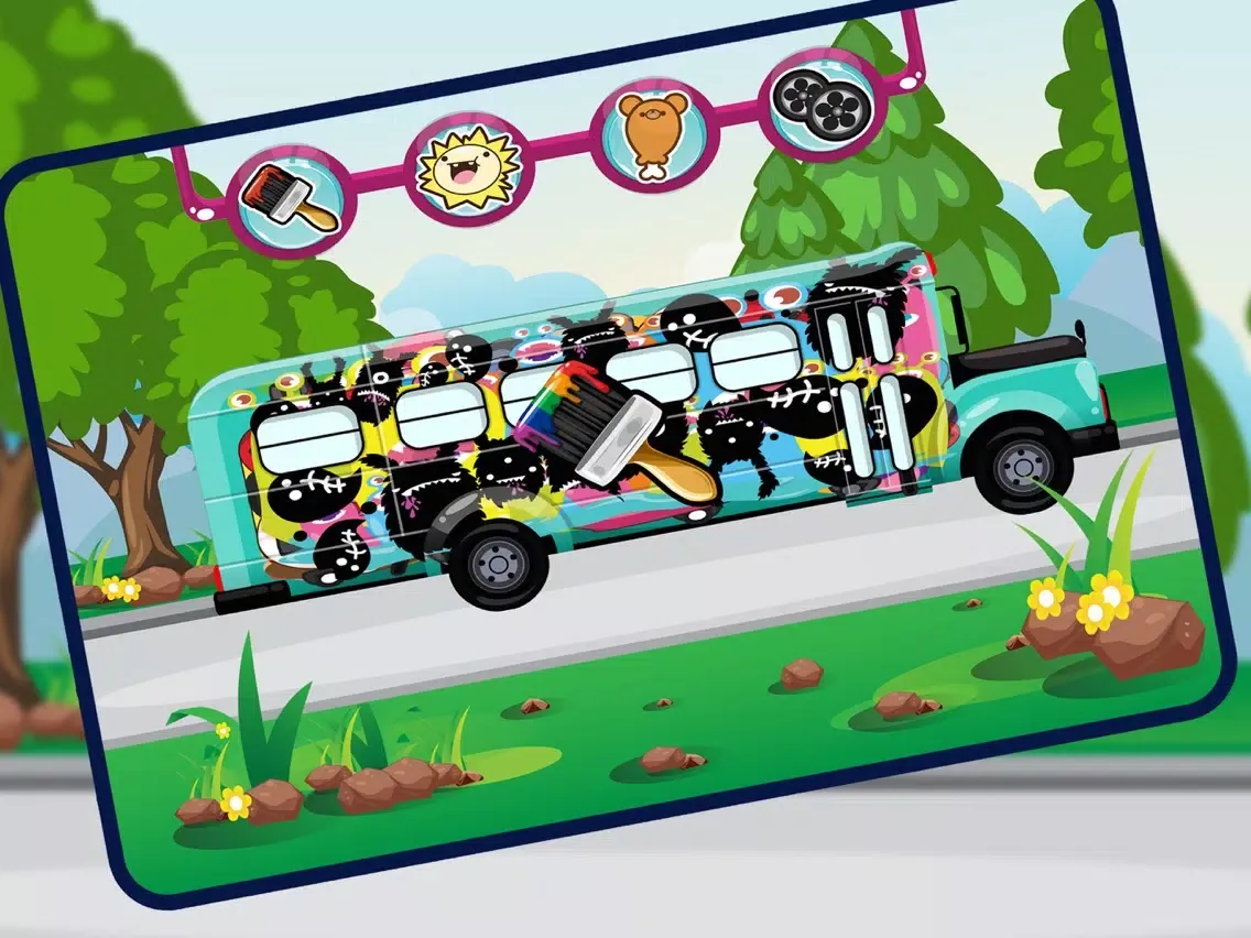 My School Bus Cleanup iPad  Screenshots