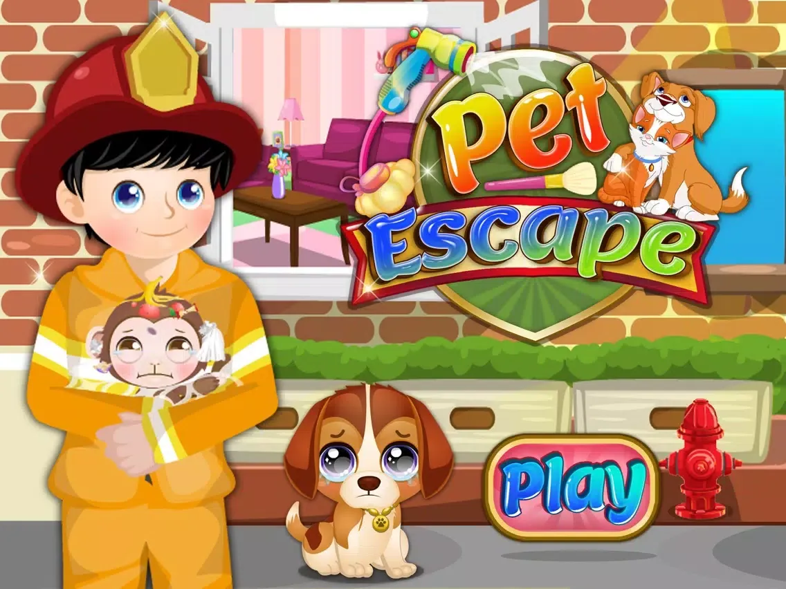 Tangkapan skrin New Born Baby Pet Escape iPad 