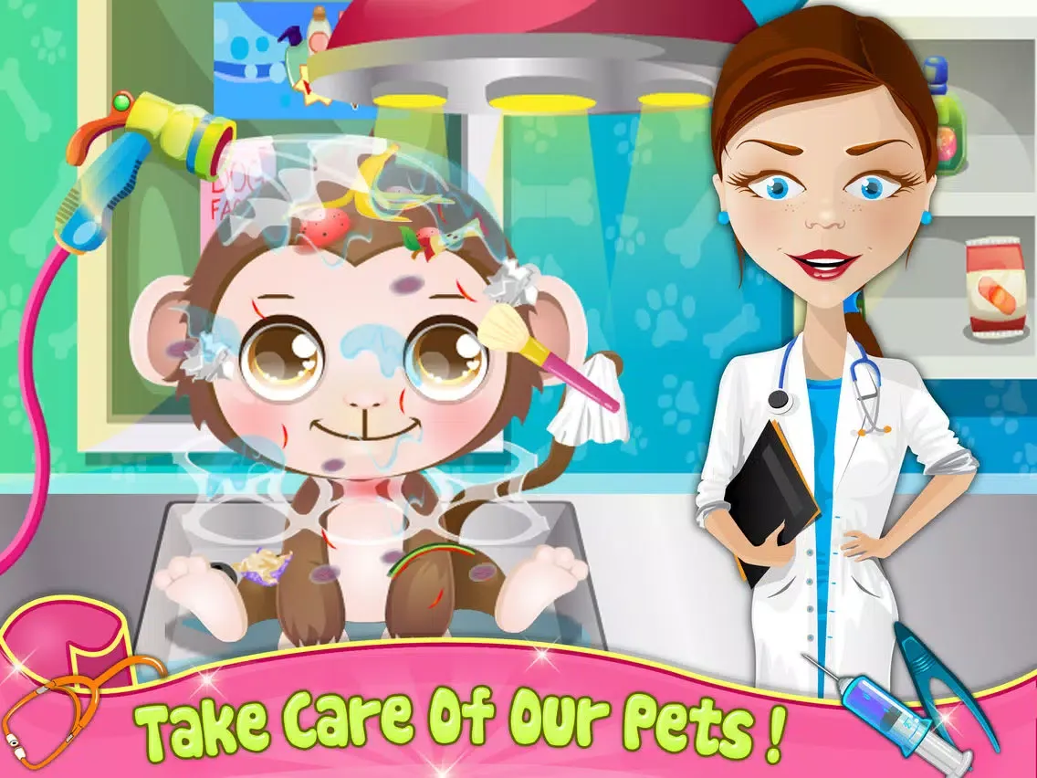 Tangkapan skrin New Born Baby Pet Escape iPad 