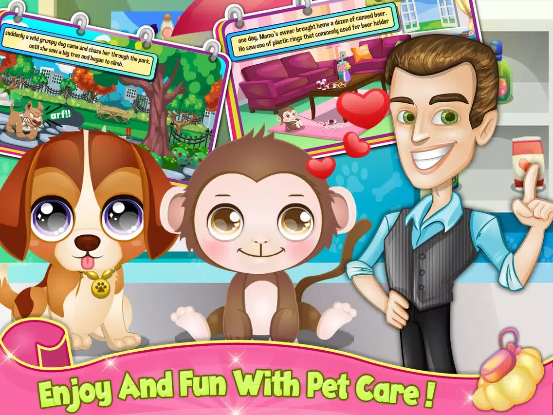 Tangkapan skrin New Born Baby Pet Escape iPad 