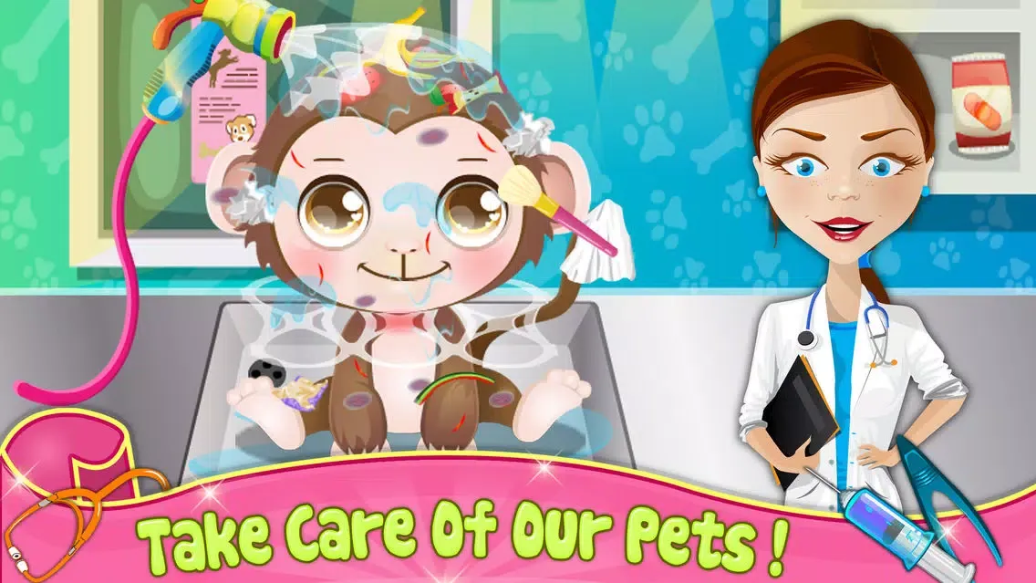 Tangkapan skrin New Born Baby Pet Escape