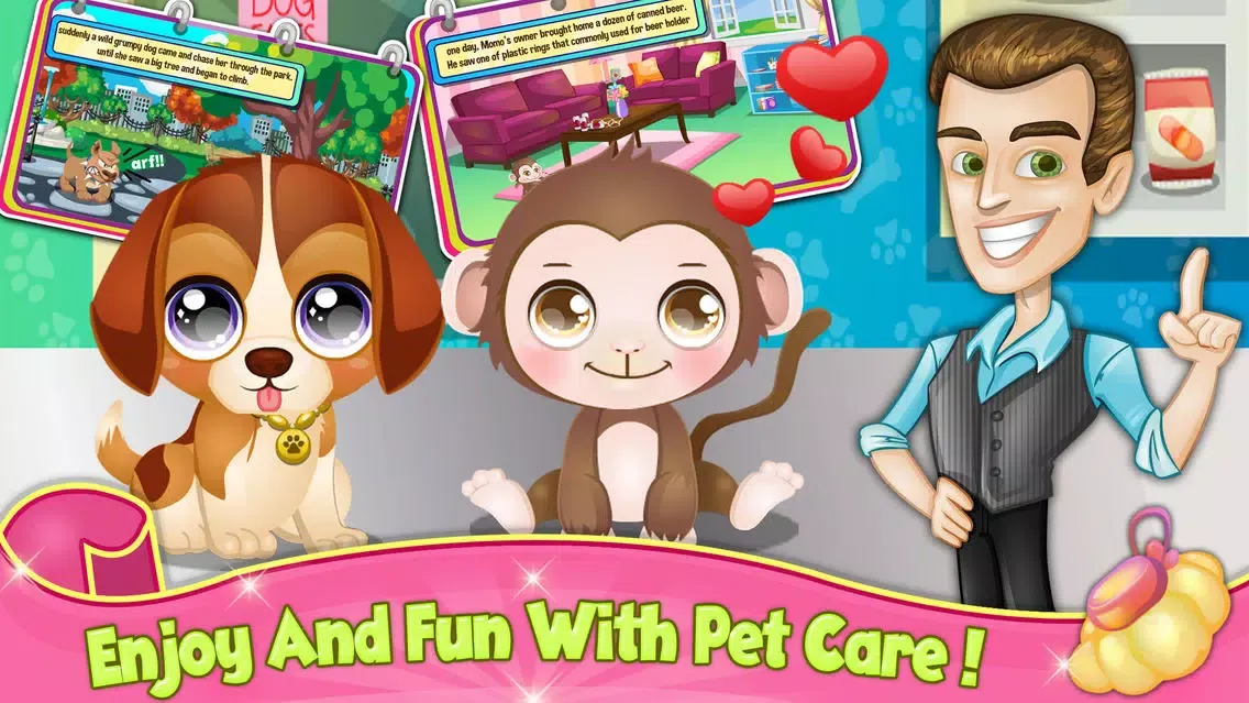 Tangkapan skrin New Born Baby Pet Escape