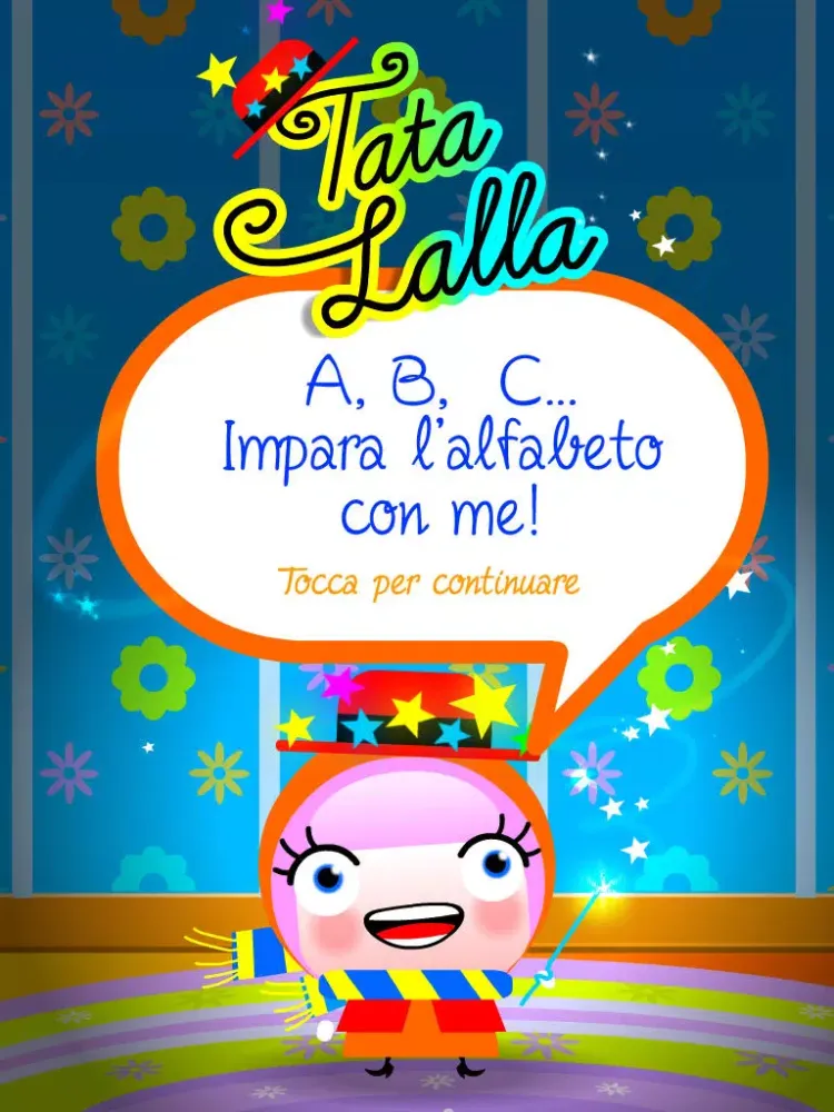 Capturas de tela do Lalla e l’Alfabeto iPad 