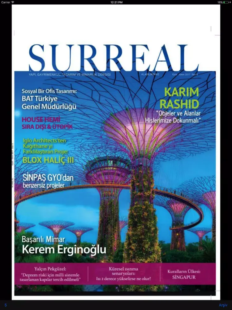 Surreal Dergi iPad  Screenshots
