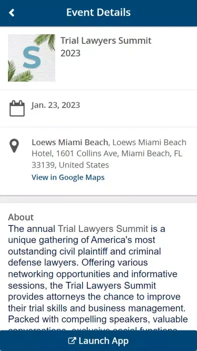 Trial Lawyers Summit 스크린샷