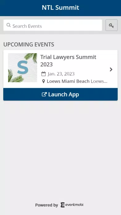 Capturas de tela do Trial Lawyers Summit