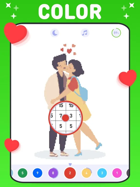 LAMA: Pixel Art Coloring Book iPad 应用截图