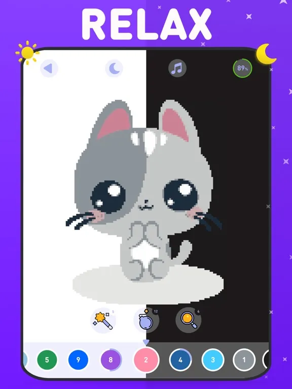 LAMA: Pixel Art Coloring Book iPad 应用截图