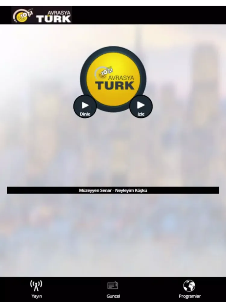 Radyo Avrasya Türk iPad  Screenshots