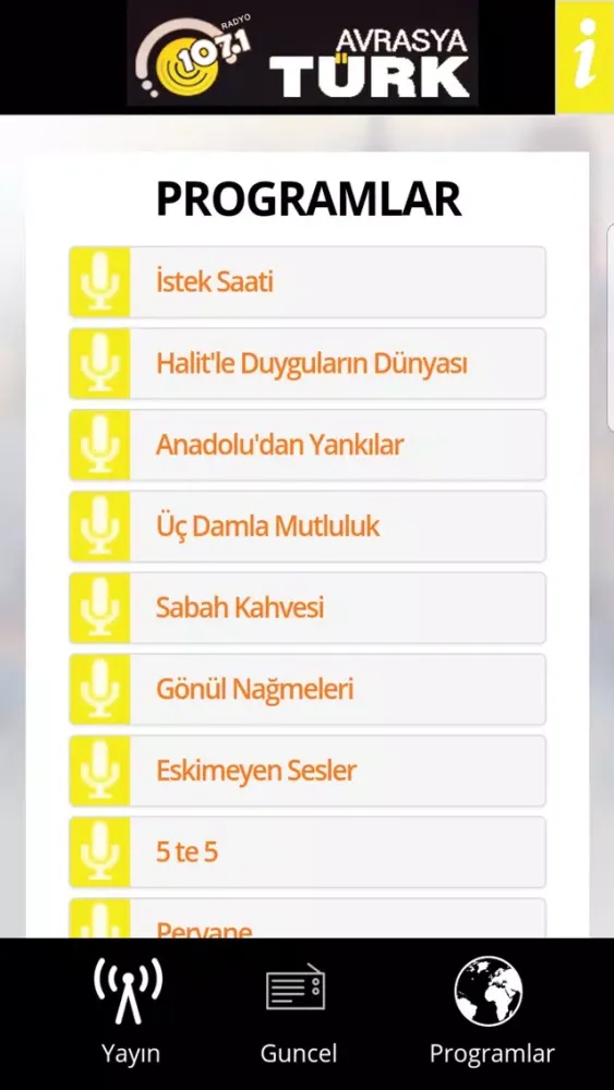 Radyo Avrasya Türk Screenshots