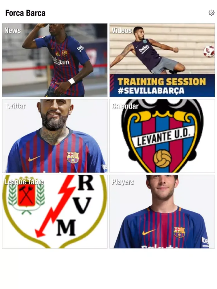Força Barça iPad  Screenshots