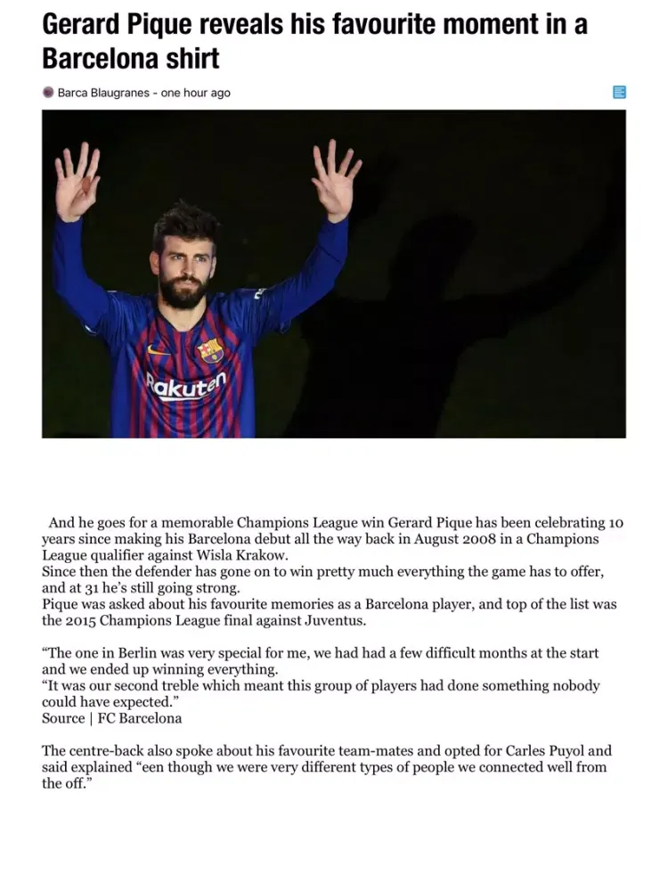 Força Barça iPad  Screenshots