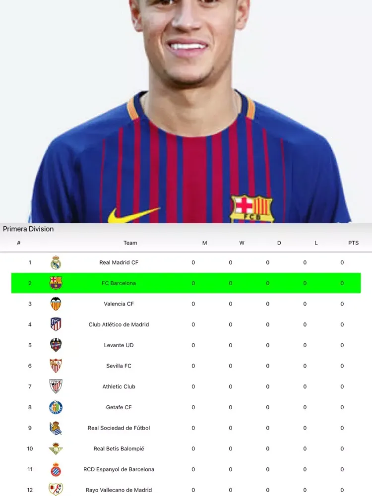 Força Barça iPad  Screenshots