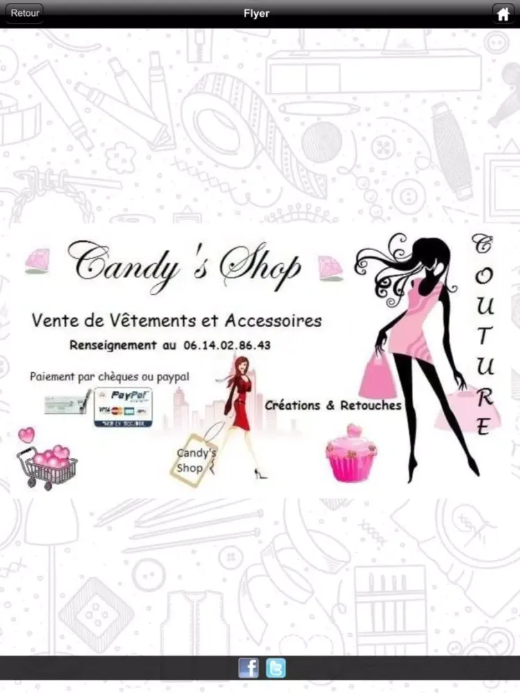 Candice Couture iPad  سکرین شاٹس