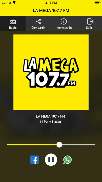 Скриншоты La Mega 107.7 FM