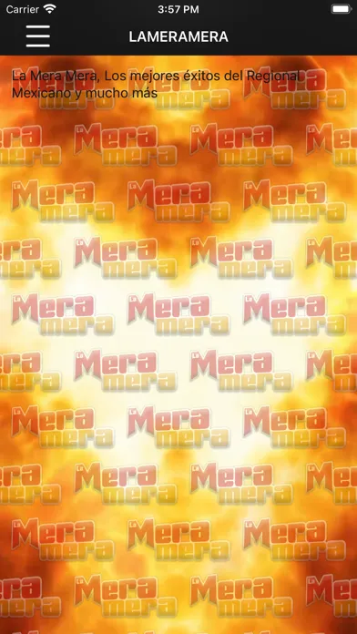 ภาพหน้าจอของ LA MERA MERA RADIO