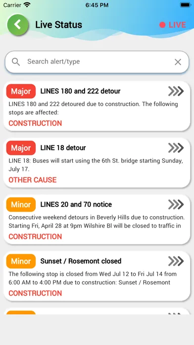 Los Angeles Transit : LA Metro स्क्रीनशॉट