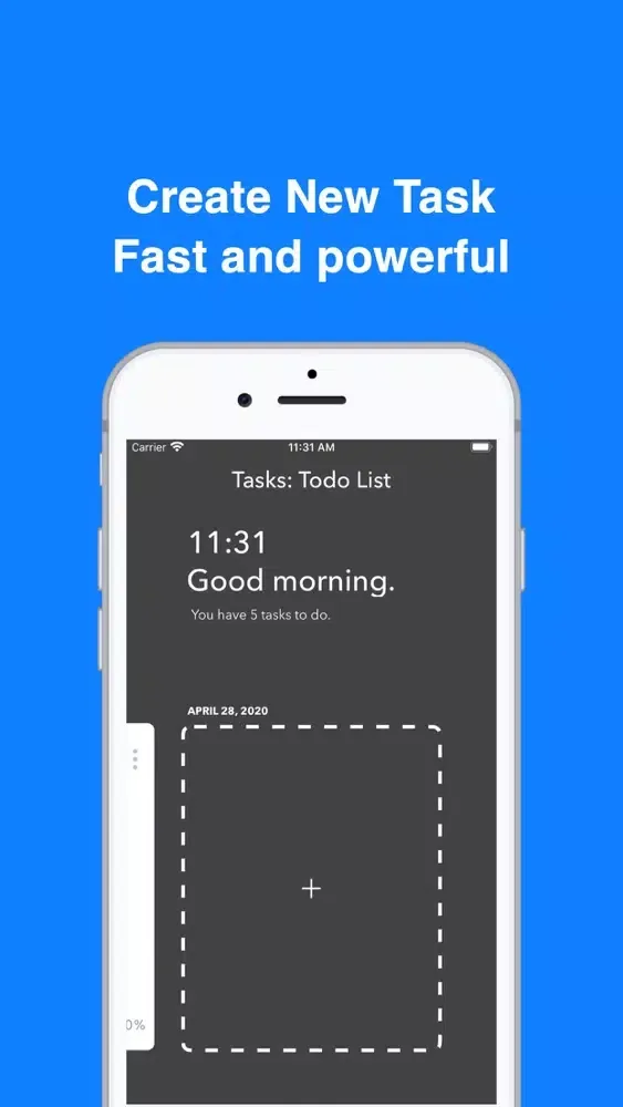 Tasks: Todo list スクリーンショット