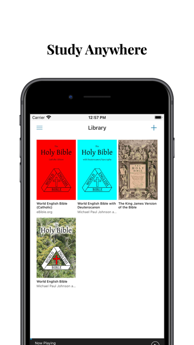 Ảnh chụp màn hình của Bible: Read, Listen Holy Bible
