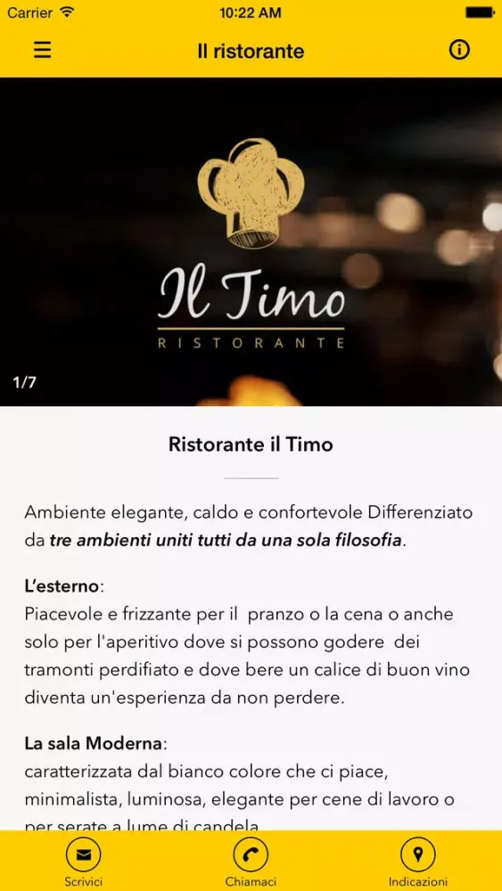 Скриншоты Ristorante Il Timo