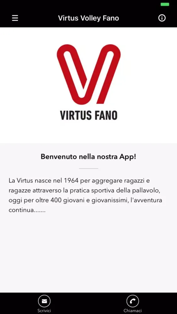 Capturas de tela do Virtus Volley Fano
