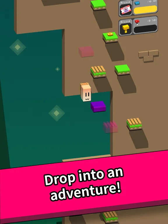 Capturas de tela do Super Drop Land iPad 