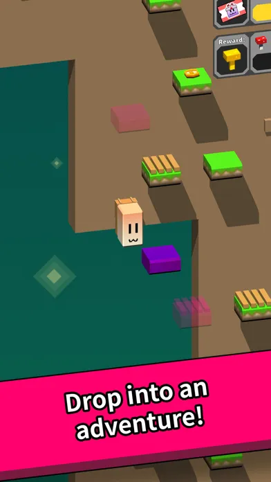 Capturas de tela do Super Drop Land