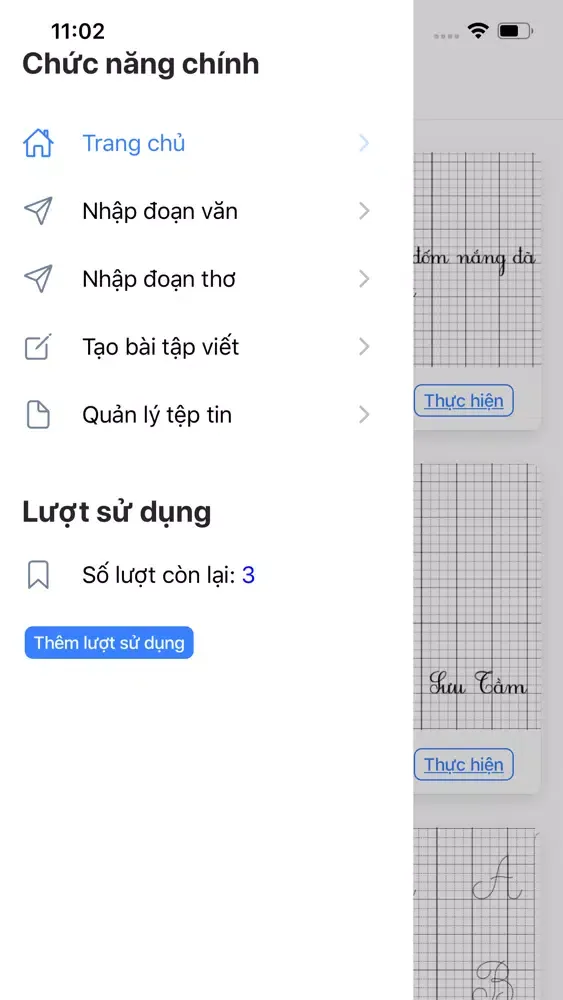 Phiếu Luyện Chữ A4 স্ক্রিনশট