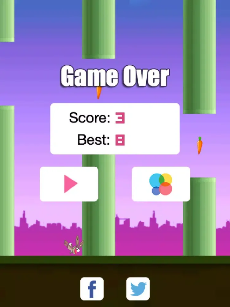 Flappy Bunny : Episode I - The Bird Games Of 2048, It’s A Bird, It’s A Plane, It’s the Flappy Easter Bunny! iPad  Ekran Görüntüleri