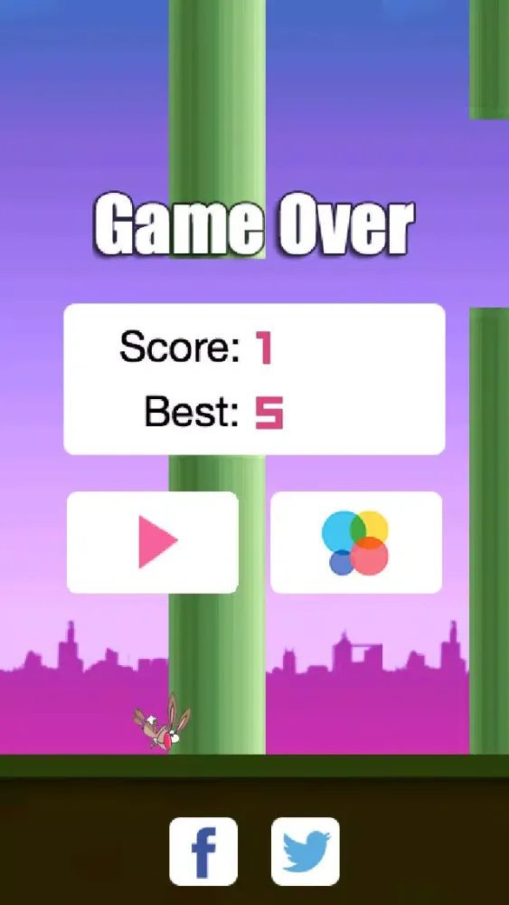 Flappy Bunny : Episode I - The Bird Games Of 2048, It’s A Bird, It’s A Plane, It’s the Flappy Easter Bunny! Ekran Görüntüleri