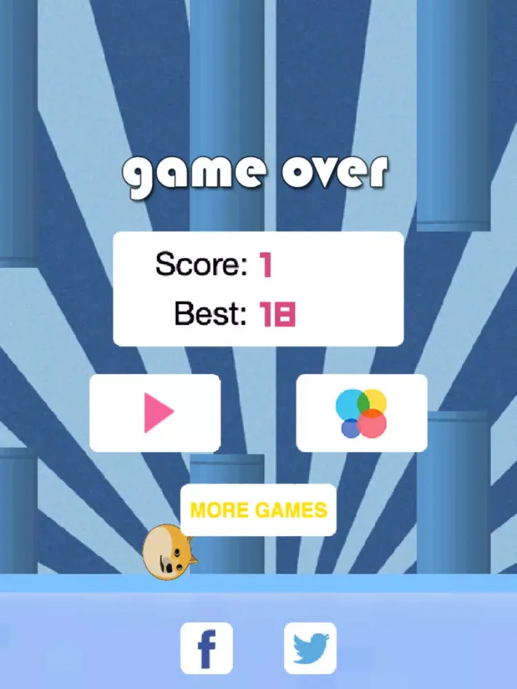 Скриншоты Flappy Doge - So Amaze Game, Much Bird! iPad 