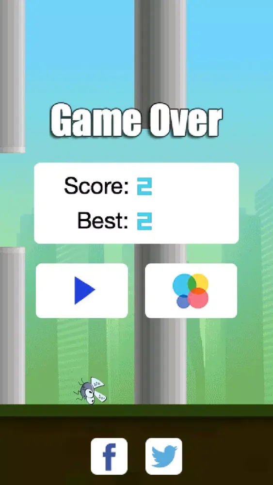 Flappy Fly : Episode I - The Bird World Trials, Fly Like A Bird With Flappy Wings Screenshots