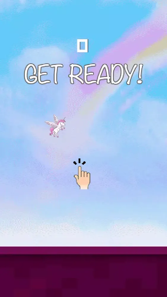Flappy Unicorn - Rainbow Games Feat. The Robot Unicorn Attack Bird From The Year 2048 Screenshots