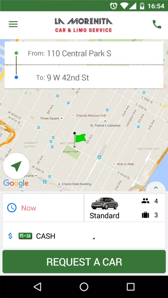 Screenshot di La Morenita Car Service