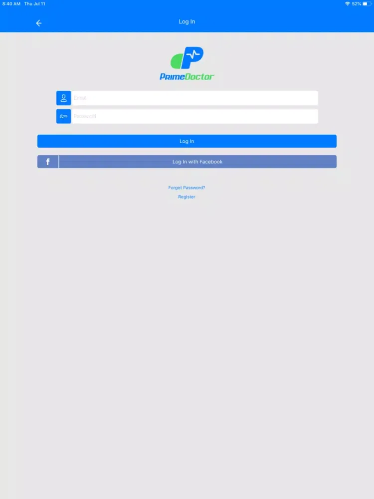 PrimeDoctor iPad  स्क्रीनशॉट
