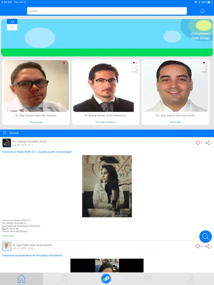 PrimeDoctor iPad  स्क्रीनशॉट