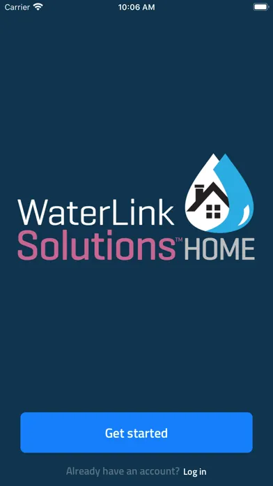 Capturas de tela do WaterLink Solutions Home