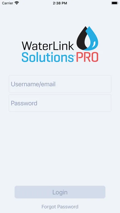 Zrzuty ekranu WaterLink Solutions PRO
