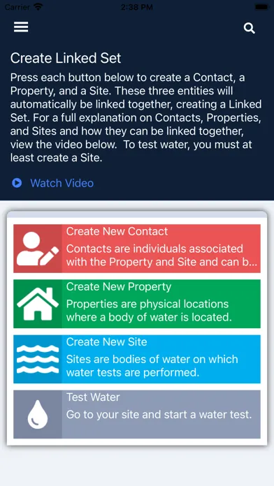Zrzuty ekranu WaterLink Solutions PRO