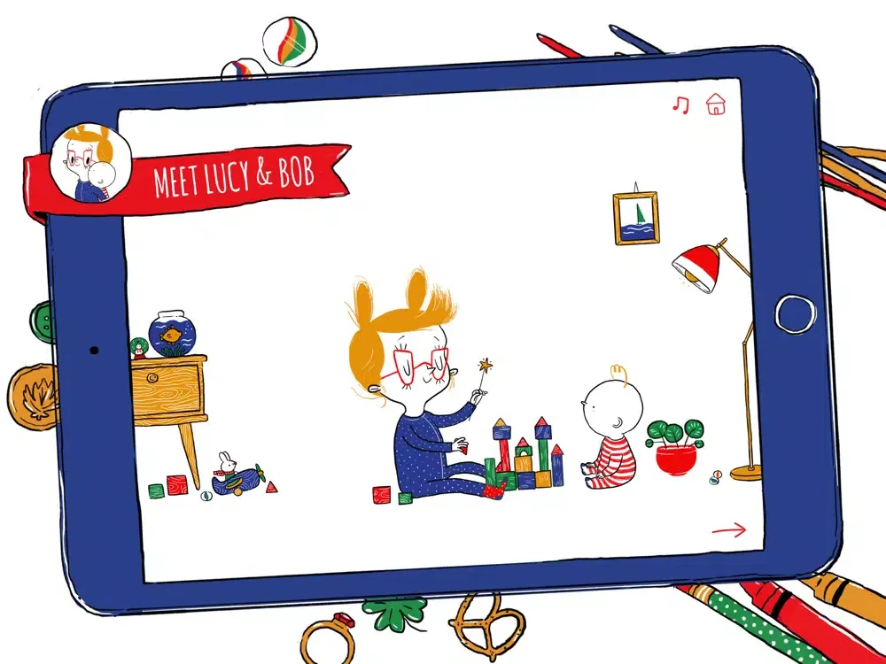 Endless Lucy - Cool Bedtime Story iPad  Ekran Görüntüleri